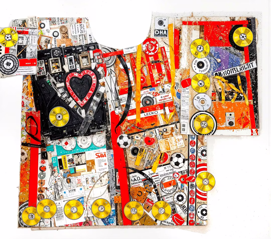 Untitled (Cassette Torso) · 2020 · COLLAGE — Jeffrey F. S. Neumann