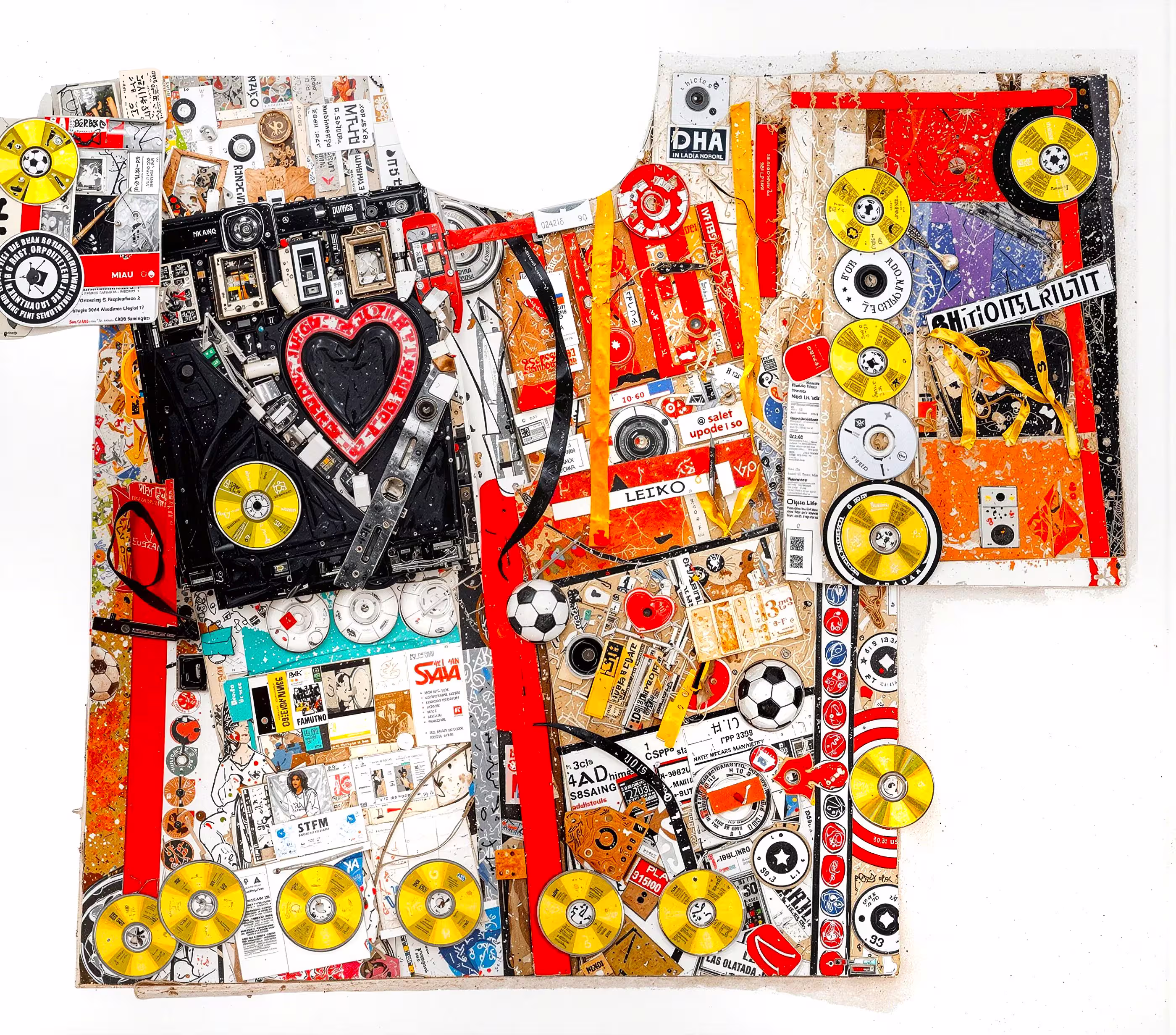 Untitled (Cassette Torso) · 2020 · COLLAGE — Jeffrey F. S. Neumann